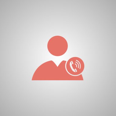 bir telefonun kullanıcı simgesi