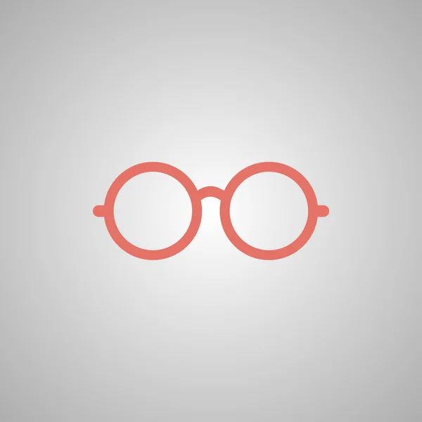 Ícone de óculos. Estilo de design plano . — Vetor de Stock