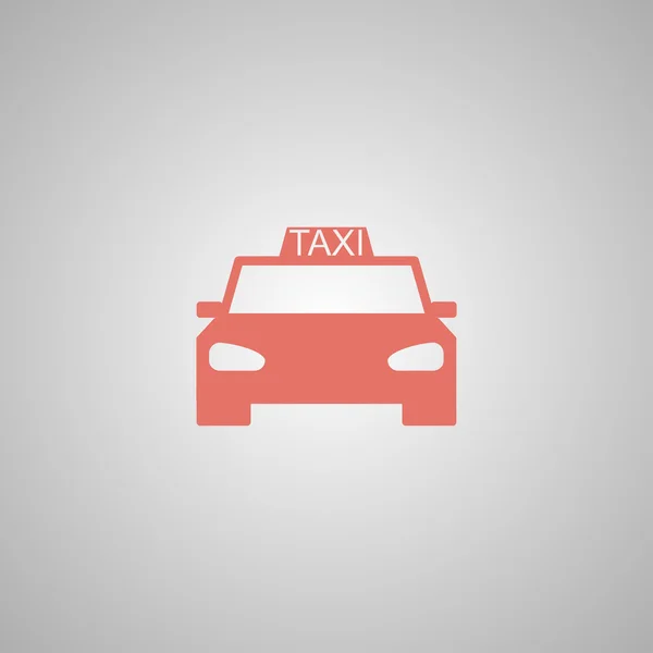 Taxi icon. Flat design style. — Stock Vector