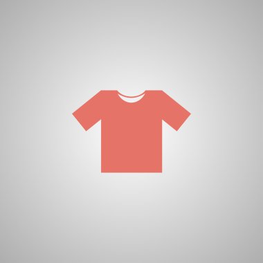 Tshirt Icon Icon, vektör çizim. 