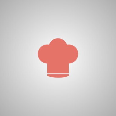 Şef kap vektör simgesi