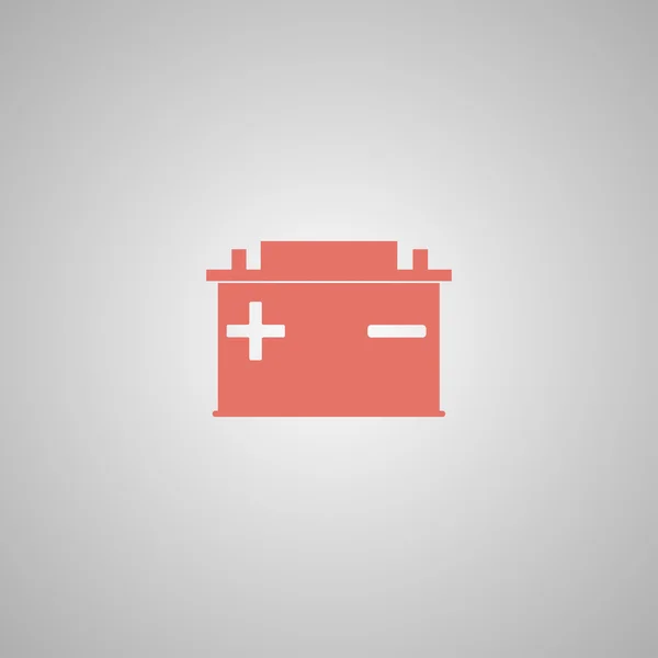 Car battery vector icon — Stock Vector