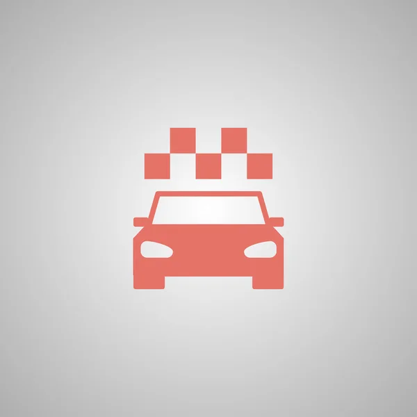 Taxi icon. Flat — Stock Vector
