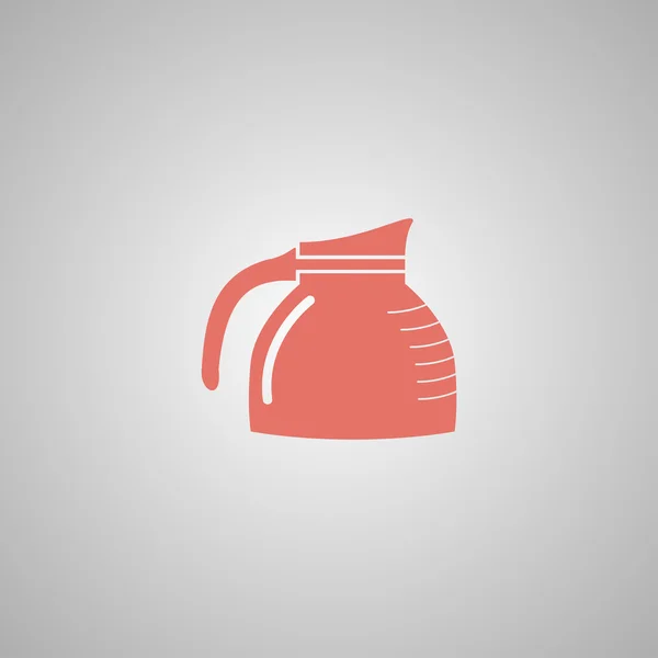 Vector waterkoker pictogram — Stockvector