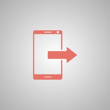 akıllı telefon simgesi, vektör  