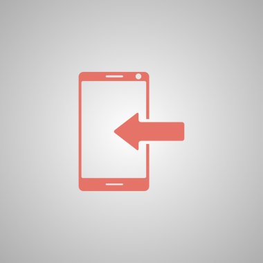 akıllı telefon simgesi, vektör  