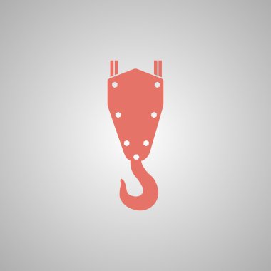 Vinç kanca vektör simgesi