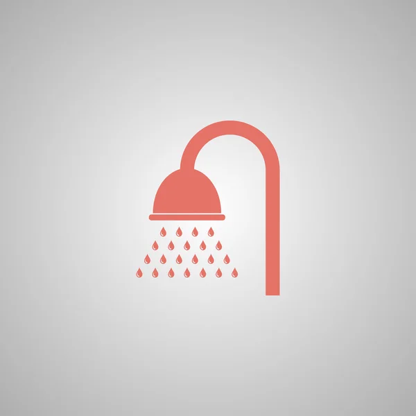 Shower icon. Flat design style — Stock Vector