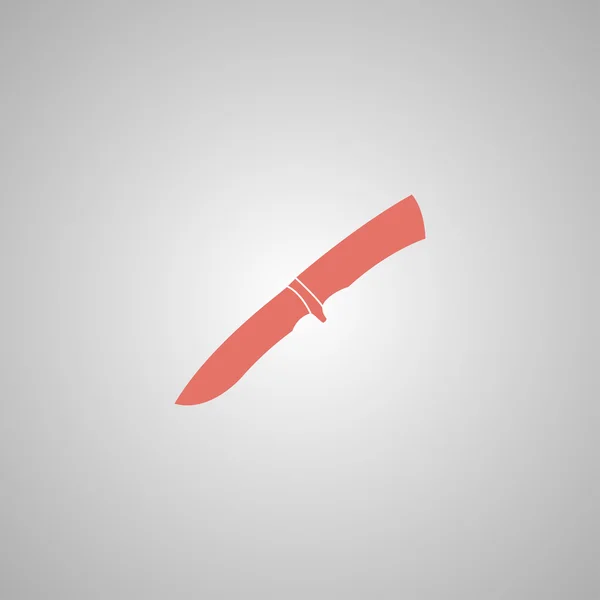 Icono del cuchillo. Plano — Archivo Imágenes Vectoriales