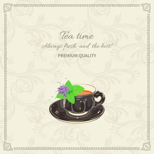 Tea time — Stock Vector