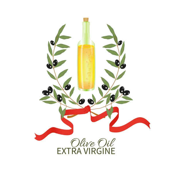 Olio d'oliva — Vettoriale Stock