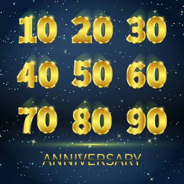 Aniversario — Vector de stock