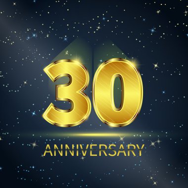 rakamlar karşı gökyüzü yıldönümü