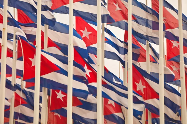 Cuba flags in Havana кубинские флаги в Гаване
