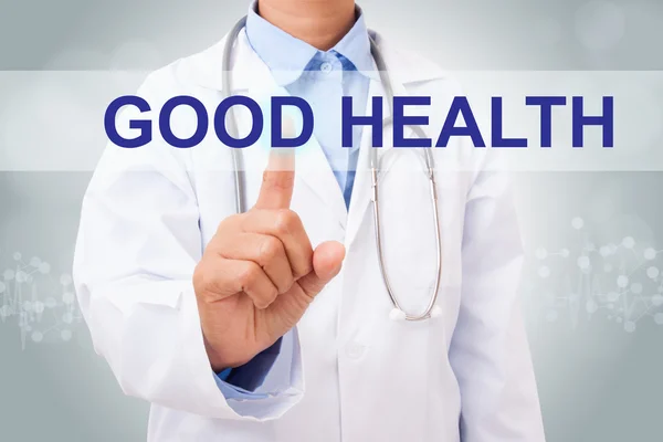 Arts met een teken van goede gezondheid — Stockfoto