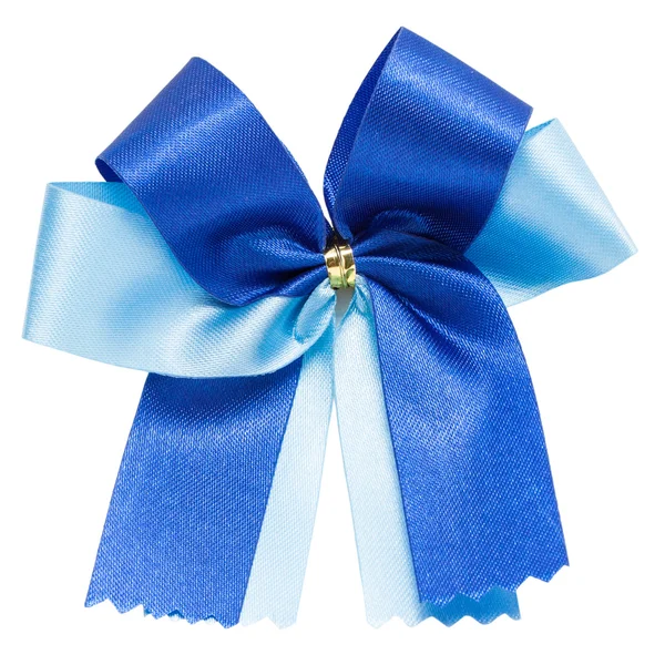 Blue bow — Stock Photo, Image