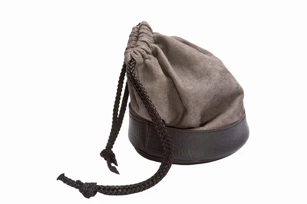 Bolso, cuero negro — Foto de Stock