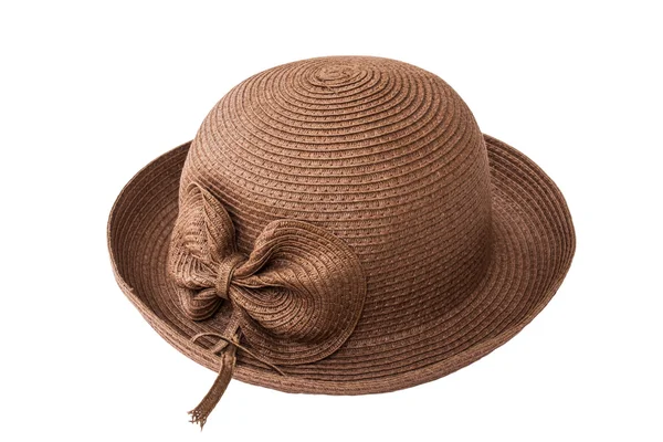 Mode et élégant, chapeau marron pour dames — Photo