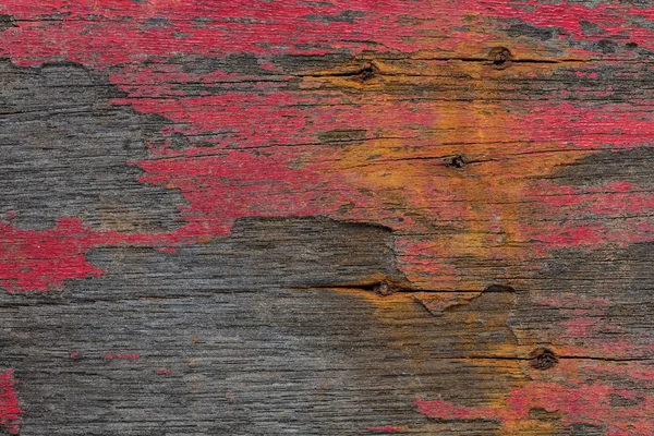 Old wood Paint over with red — Stock Photo, Image