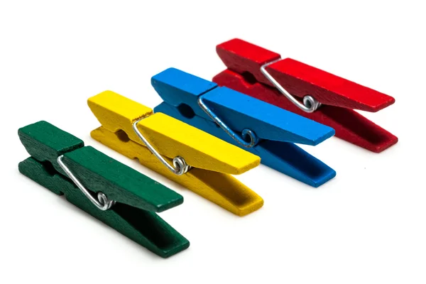 Colorful wooden peg — Stock Photo, Image