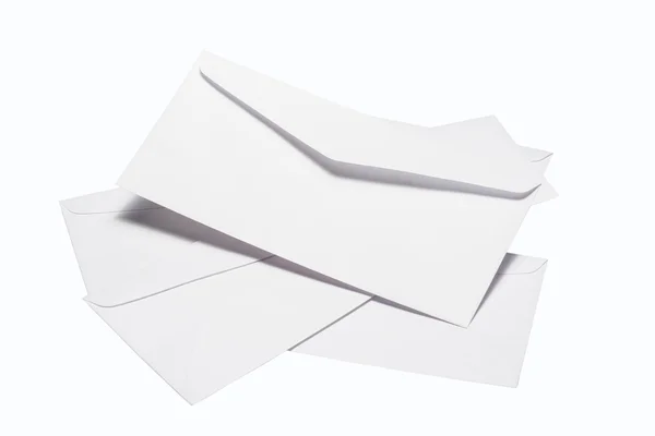 Witte envelop — Stockfoto