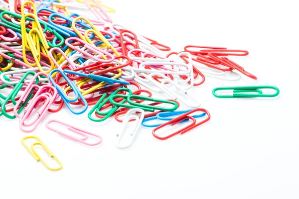 A colorful paper clip — Stock Photo, Image