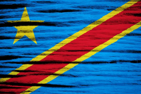 République démocratique du Congo Drapeau — Photo