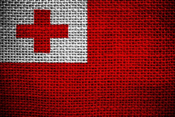 Grunge Tonga flag — Stock Photo, Image