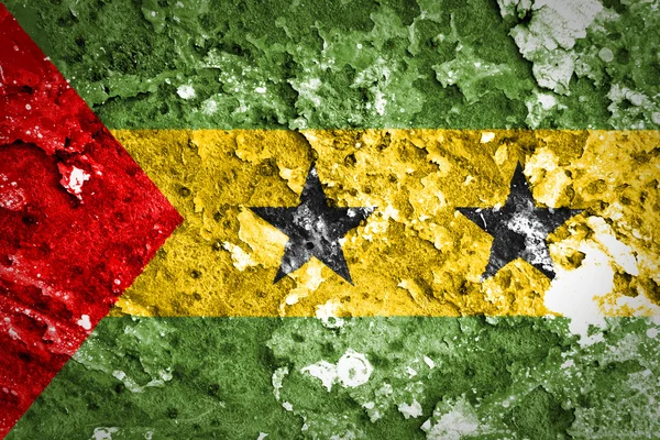 São Tomes och Príncipes flagga — Stockfoto
