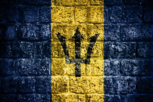 Barbados-Flagge — Stockfoto