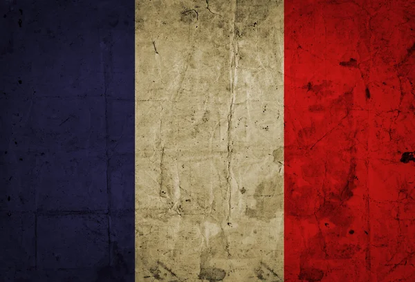 Grunge of France flag — Stock Photo, Image