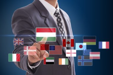 Macaristan bayrağı seçme işadamı