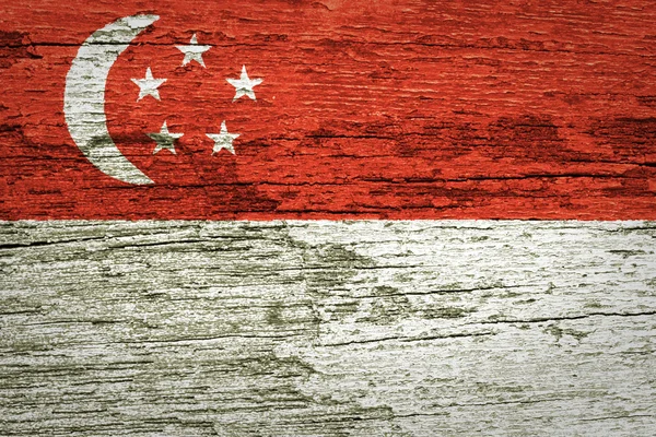 Singapore flagga — Stockfoto