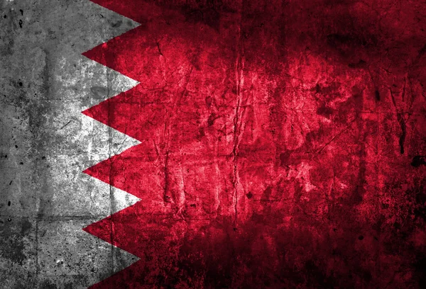 Grungy du drapeau de Bahreïn — Photo