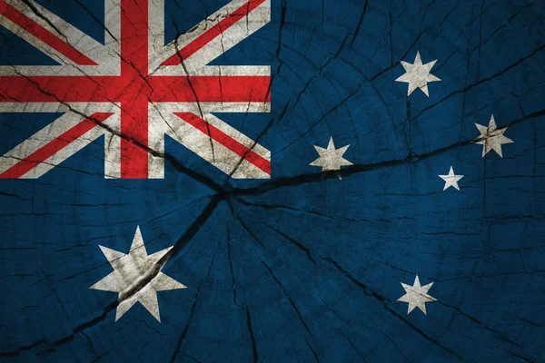 Australische Flagge — Stockfoto