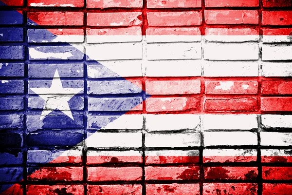 Vlajka Portoriko — Stock fotografie