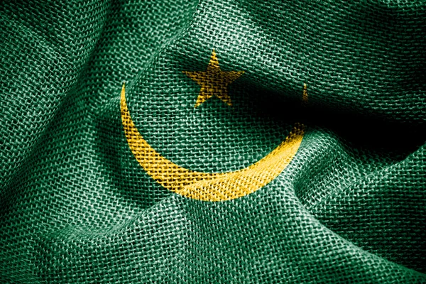 Mauritania Bandera — Foto de Stock