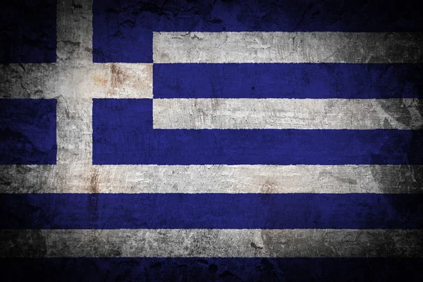 Grunge of Greece flag — Stock Photo, Image