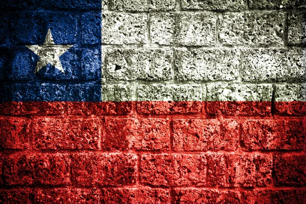 Chile flagga — Stockfoto