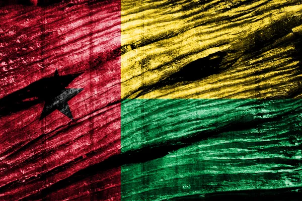 Flagge von Guinea-Bissau — Stockfoto