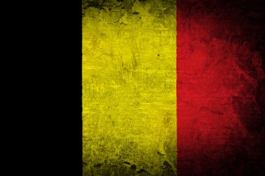 Grunge Belçika bayrağı