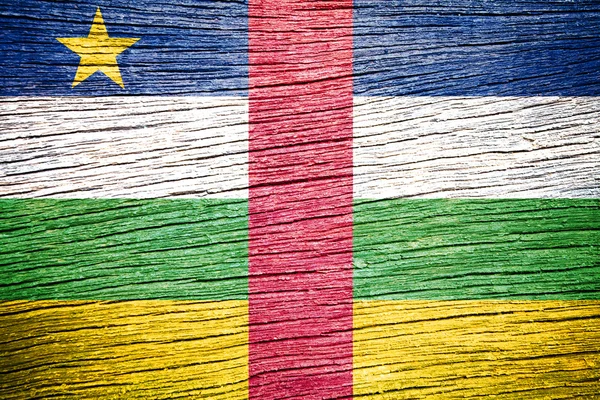 République centrafricaine Drapeau — Photo