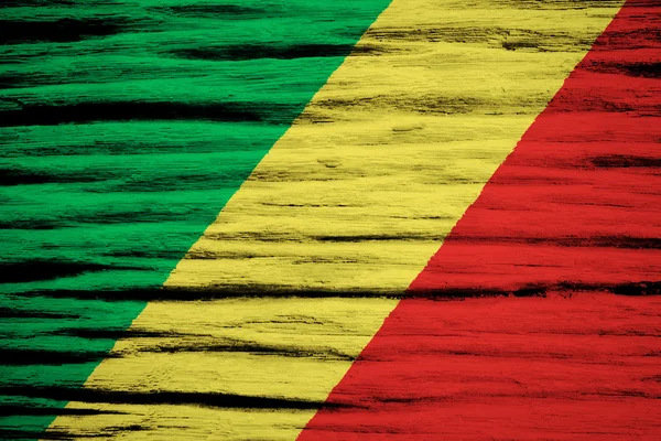 Республіка Конго Прапор Конго — стокове фото