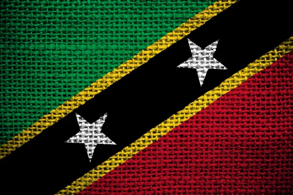 Flagge von St. Kitts und Nevis — Stockfoto