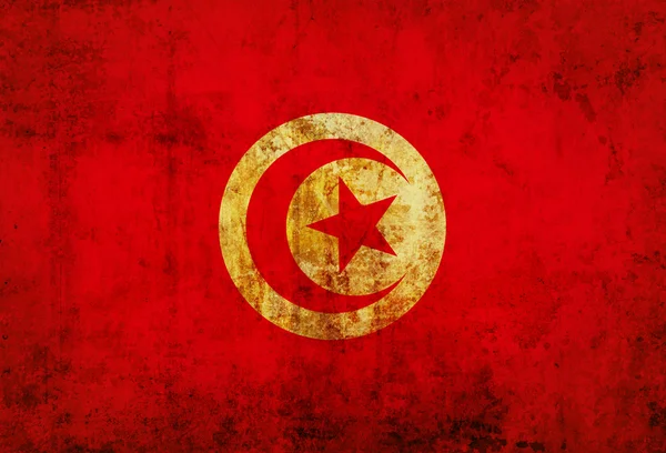 Bandiera della Tunisia — Foto Stock