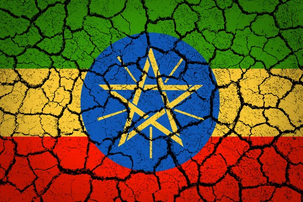 Bandiera Etiopia — Foto Stock