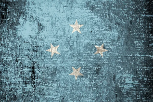 Vlag van Micronesia — Stockfoto