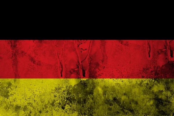 Σημαία της Γερμανίας, σε χαρτί grunge — Φωτογραφία Αρχείου