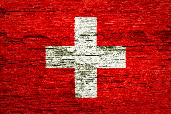 Suiza bandera — Foto de Stock