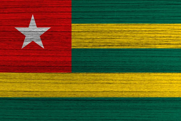 Bandeira do Togo — Fotografia de Stock